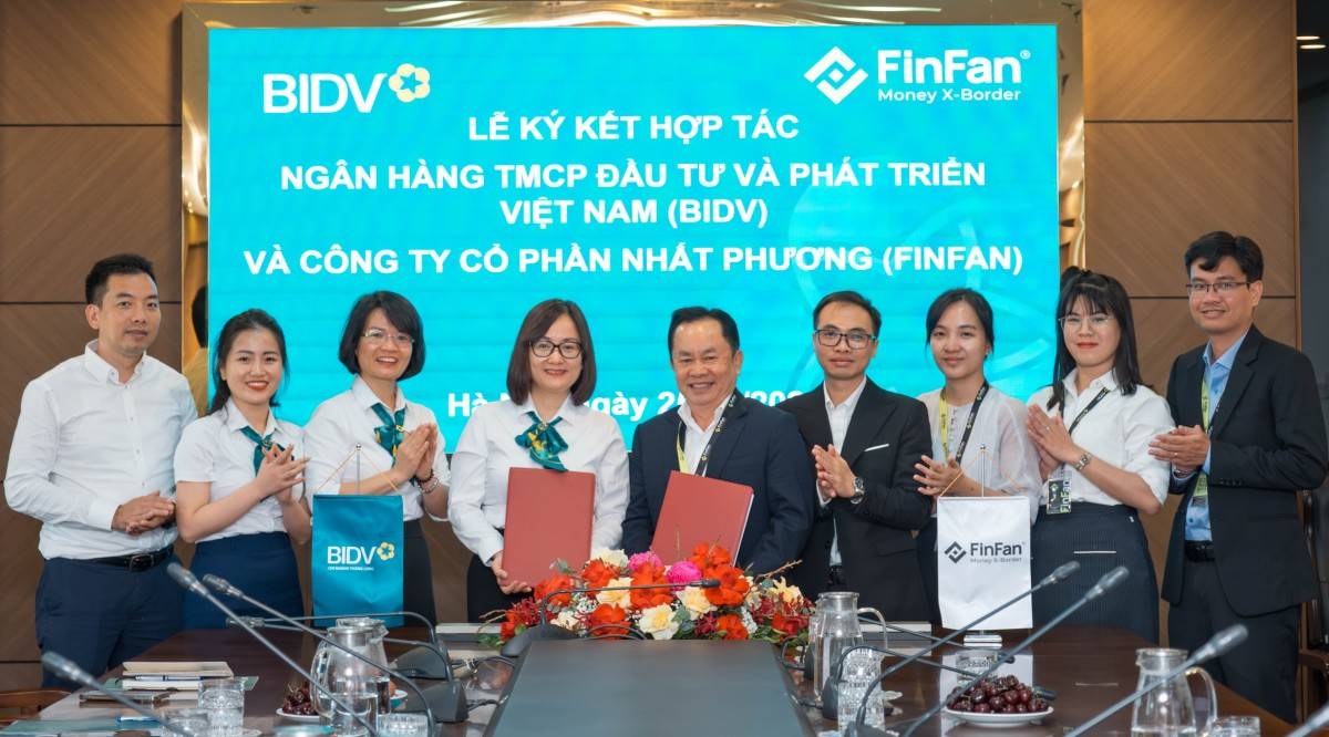 BIDV và FinFan hợp tác thúc đẩy các giải pháp thanh toán xuyên biên giới