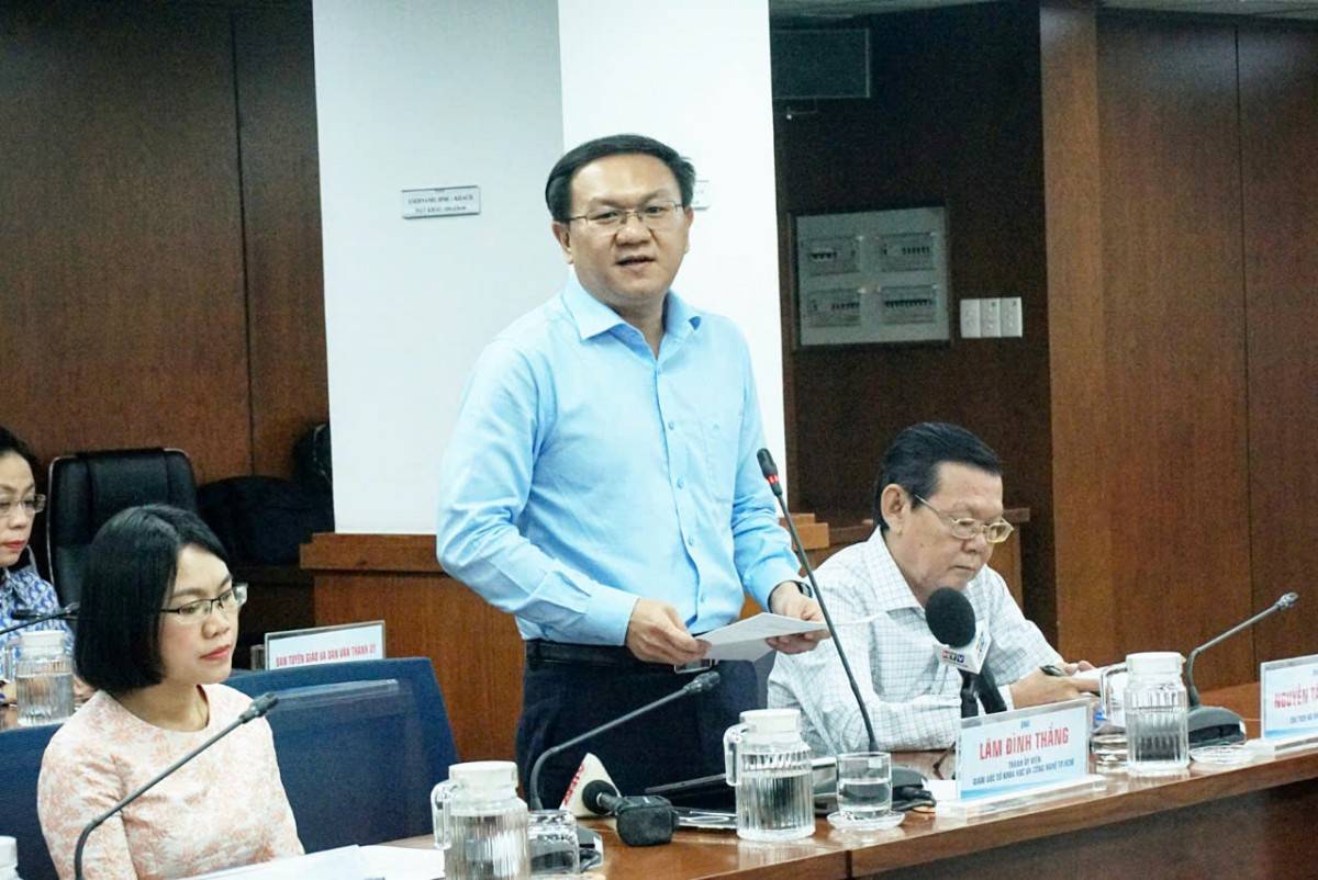 Giám đốc Sở Khoa học và Công nghệ TP. HCM Lâm Đình Thắng