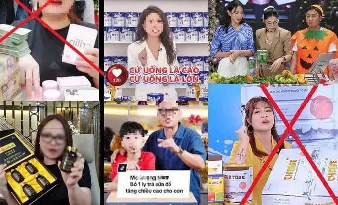  không ít nghệ sĩ, người nổi tiếng đã tham gia quảng cáo các loại sản phẩm không rõ nguồn gốc, thổi phồng công dụng, dẫn đến thiệt hại cho người tiêu dùng