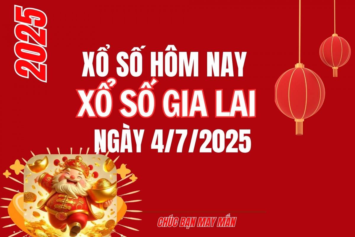 XSGL 27/6, Kết quả xổ số Gia Lai hôm nay 27/6/2025, Trực tiếp XSGL ngày 27 tháng 6