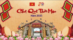 Chợ quê thời Mạc lần III: Dấu ấn văn hóa đặc sắc vùng cố đô Dương Kinh xưa