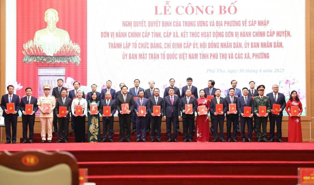 Bước ngoặt lịch sử: Phú Thọ vận hành bộ máy mới sau sáp nhập 3 tỉnh