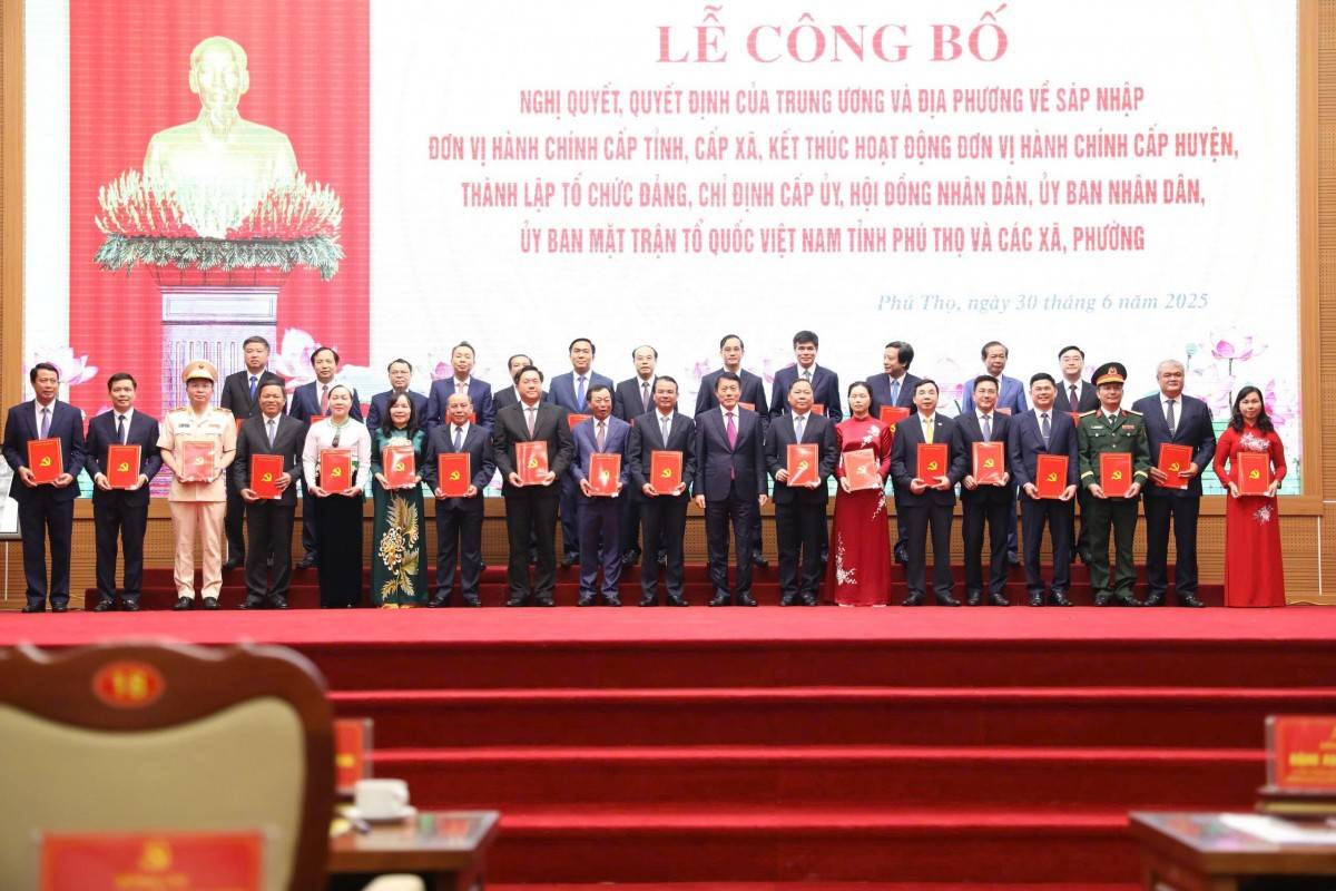 Bước ngoặt lịch sử: Phú Thọ vận hành bộ máy mới sau sáp nhập 3 tỉnh