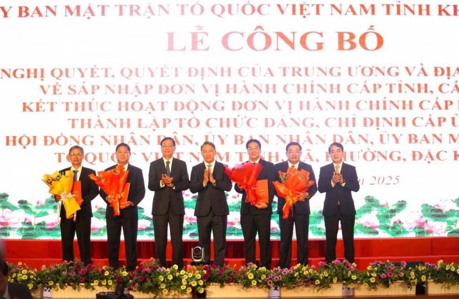 Kiện toàn nhân sự tỉnh Khánh Hòa – Nền tảng vững chắc cho giai đoạn phát triển mới