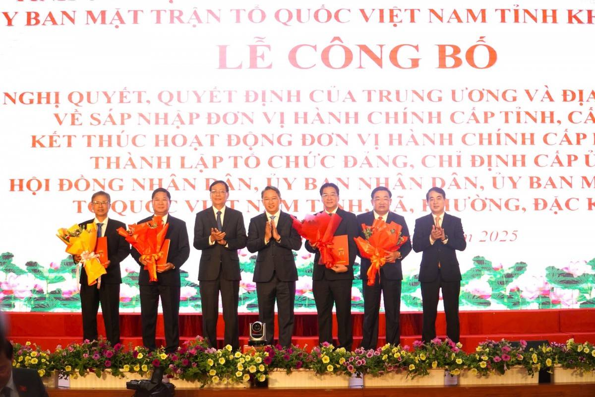 Kiện toàn nhân sự tỉnh Khánh Hòa – Nền tảng vững chắc cho giai đoạn phát triển mới
