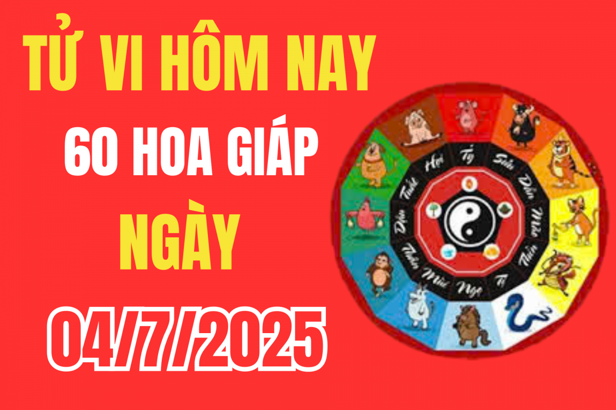 Tử vi 12 con giáp hôm nay ngày 4/7/2025: Tam hợp xuất hiện, quý nhân ghé thăm, công việc thuận buồm xuôi gió