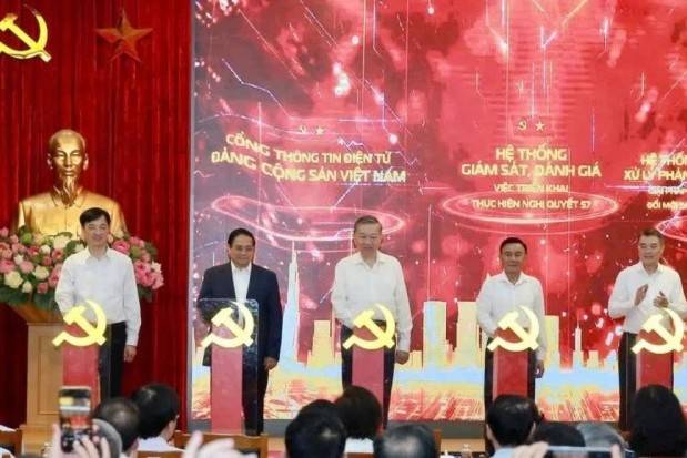 Ra mắt ba nền tảng số trọng yếu giám sát Nghị quyết 57-NQ/TW