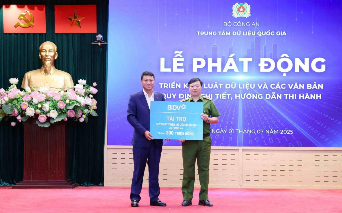 BIDV đồng hành cùng Trung tâm Dữ liệu quốc gia