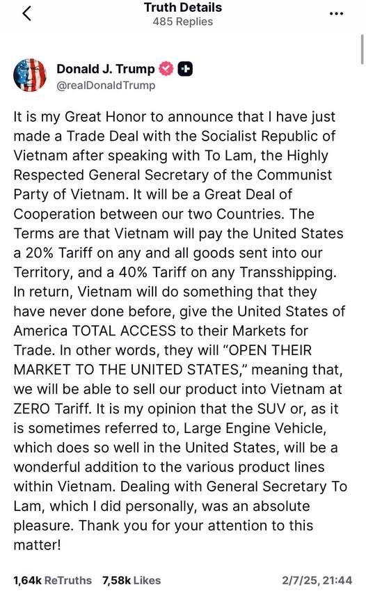 Chuyên gia Hồ Quốc Tuấn nói gì về 'deal' thuế quan đối ứng Mỹ - Việt?