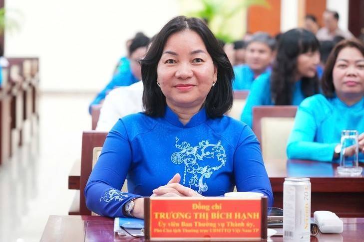 Bà Trương Thị Bích Hạnh làm Phó Chủ tịch Thường trực Ủy ban MTTQ TP. Hồ Chí Minh
