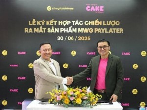 Ngân hàng số Cake hợp tác với Tập đoàn Thế Giới Di Động ra mắt dịch vụ trả sau PayLater