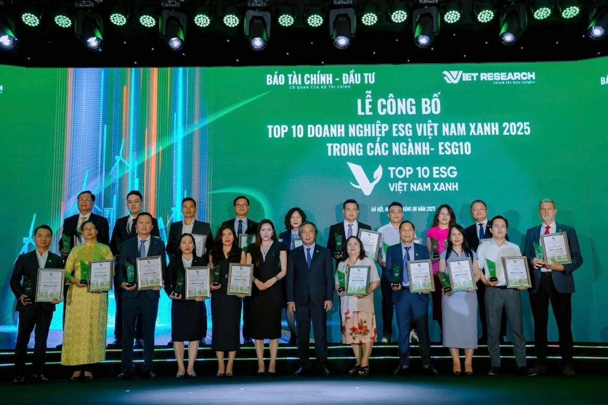 Phục Hưng Holdings vào Top 10 Doanh nghiệp ESG Ngành Xây dựng 2025 Phục Hưng Holdings vào Top 10 Doanh nghiệp ESG Ngành Xây dựng 2025