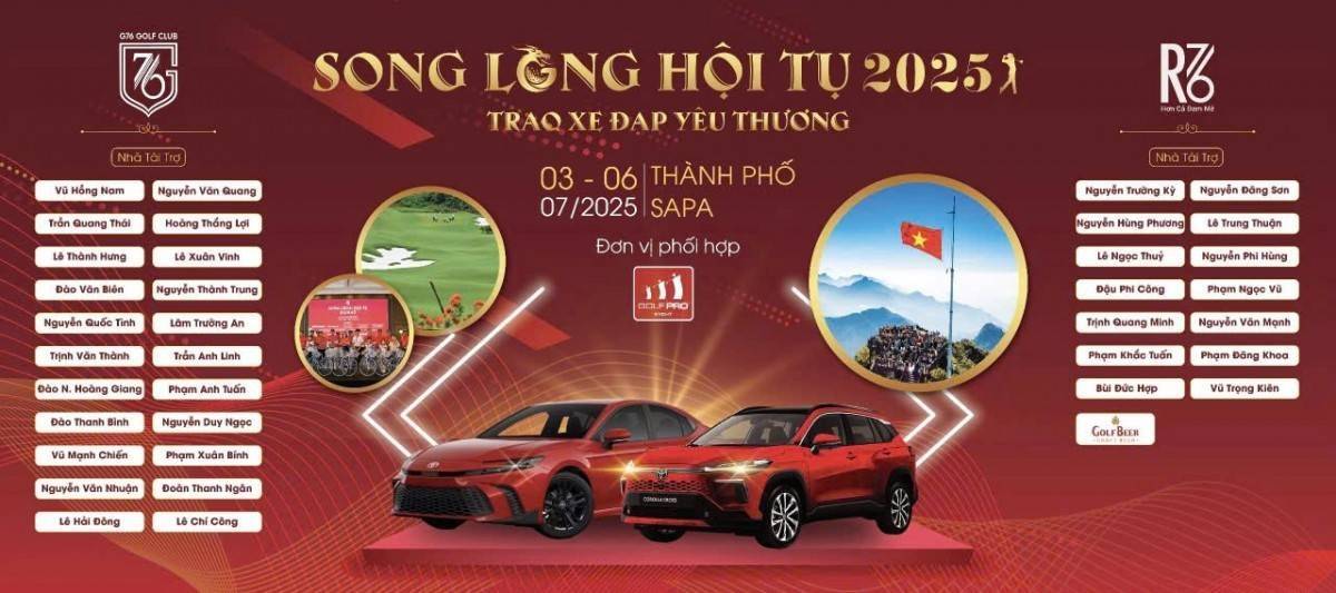Giải Golf Song Long Hội Tụ 2025: Gắn kết đam mê Golf với hành trình thiện nguyện vùng cao