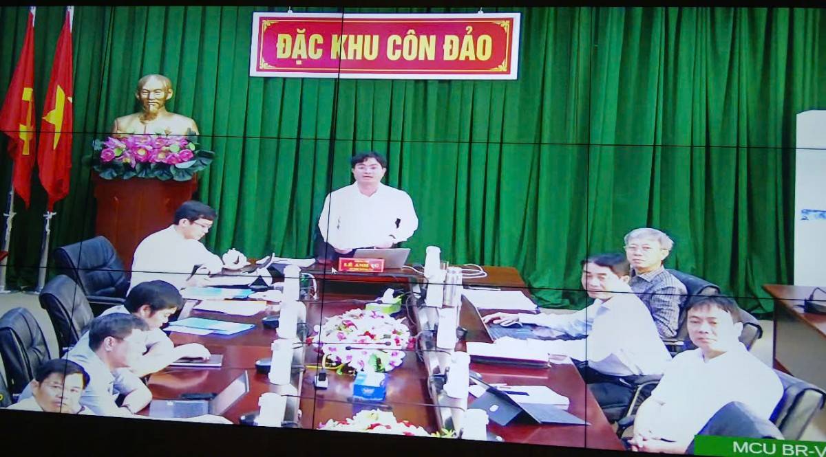 Điểm cầu Côn Đảo- điểm cuối của bản đồ dịa địa chính mới TP. Hồ Chí Minh