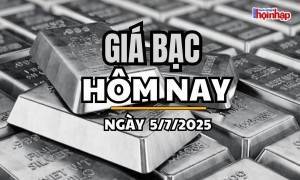 Giá bạc hôm nay 5/7/2025: Giá bạc tiếp đà tăng nhẹ