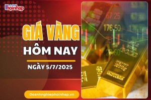 Giá vàng hôm nay 5/7: Vàng miếng SJC giảm mạnh, mất mốc 121 triệu đồng/lượng