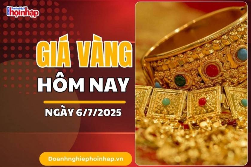 Giá vàng hôm nay 6/7: Vàng miếng SJC neo cao, sát mốc 121 triệu đồng/lượng
