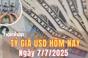 Tỷ giá USD hôm nay 7/7/2025: Dự báo, đồng USD sẽ tiếp tục chịu áp lực giảm