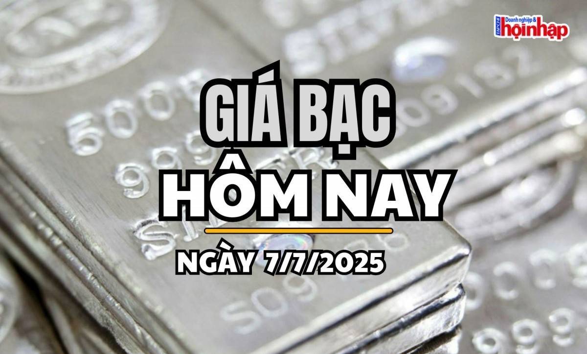 Giá bạc hôm nay 7/7/2025: Giá bạc trong nước đi ngang, thế giới biến động nhẹ
