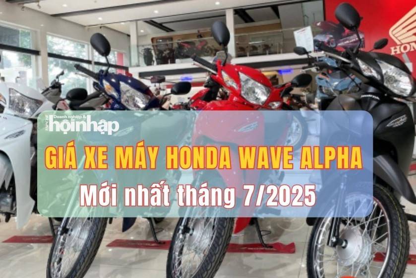Giá xe máy Honda Wave Alpha mới nhất tháng 7/2025: Đại lý “đội” thêm 1,2 triệu, chênh phí lăn bánh lên 6,3 triệu