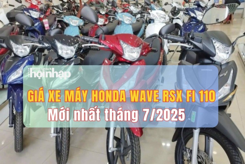 Giá xe máy Honda Wave RSX FI 110 mới nhất tháng 7/2025 tăng nhẹ: Giá đại lý cao hơn đề xuất từ 2,9-3,5 triệu đồng