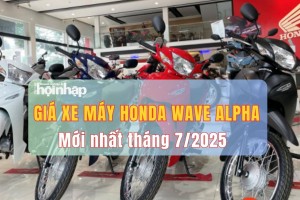 Giá xe máy Honda Wave Alpha mới nhất tháng 7/2025: Đại lý “đội” thêm 1,2 triệu, chênh phí lăn bánh lên 6,3 triệu