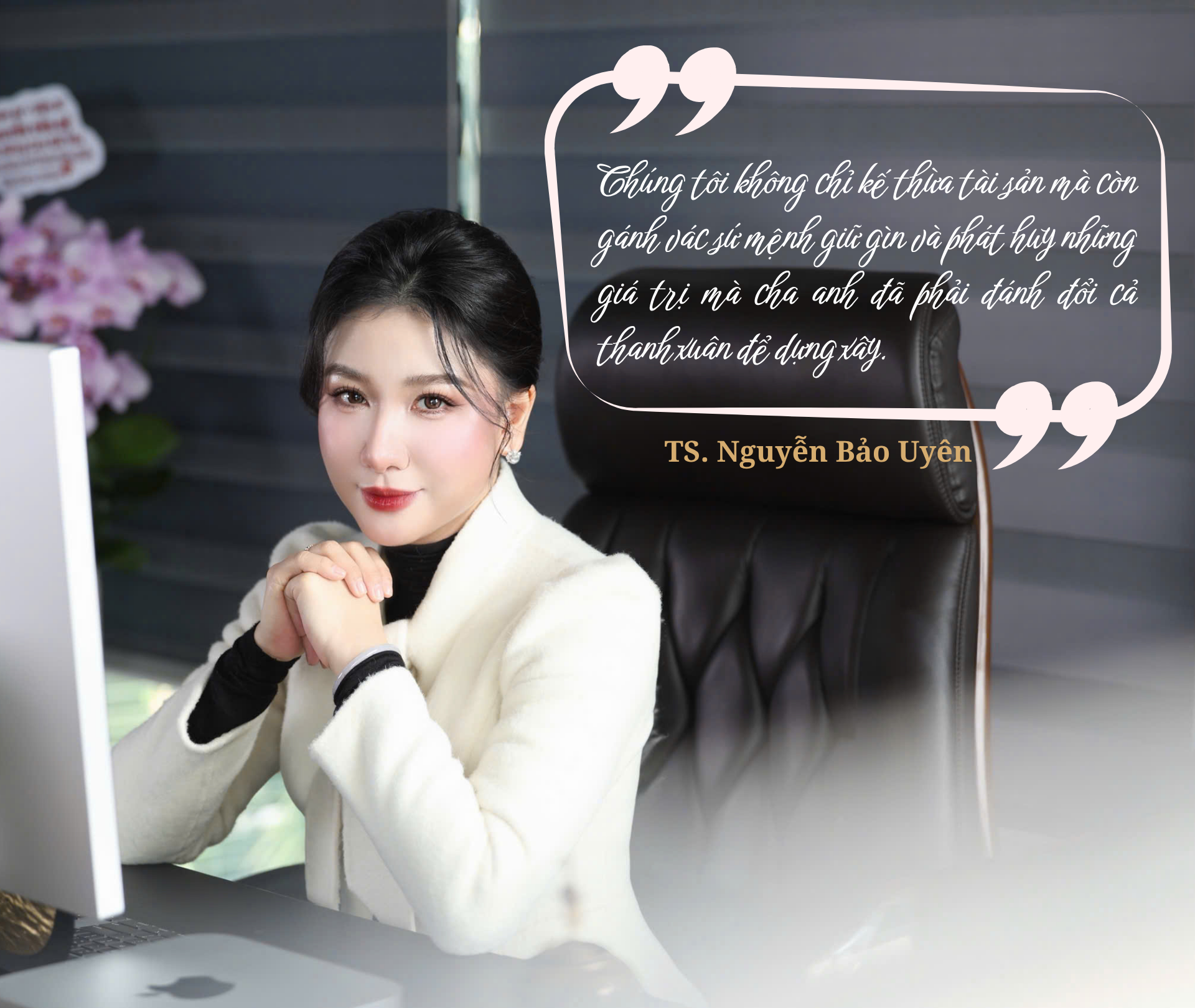 Doanh nhân – TS. Nguyễn Bảo Uyên: “Báo chí đã tiếp thêm sức mạnh cho tôi”