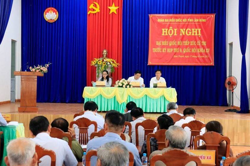 Lâm Đồng tổ chức 61 điểm tiếp xúc cử tri trực tiếp và trực tuyến sau kỳ họp thứ 9, Quốc hội khóa XV