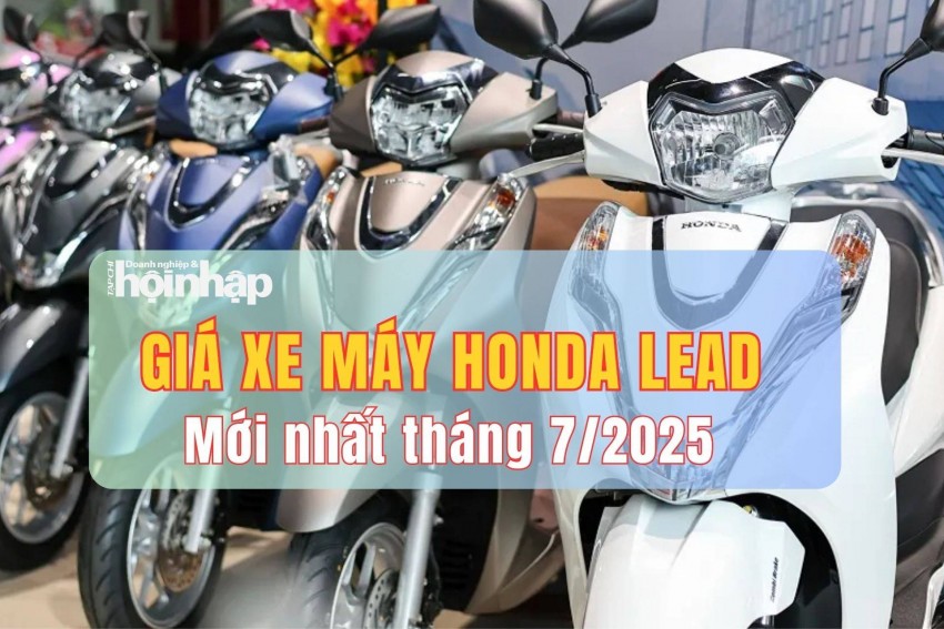 Giá xe máy Honda Lead mới nhất tháng 7/2025 giữ ổn định, đại lý 