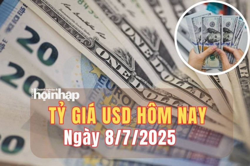 Tỷ giá USD hôm nay 8/7/2025: Đồng USD tăng mạnh so với các đồng tiền chủ chốt