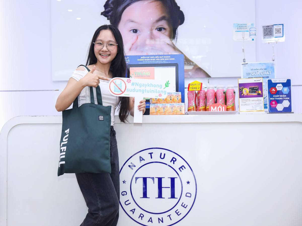 Những dấu ấn tiên phong của TH trong tiêu dùng bền vững và giảm rác thải nhựa