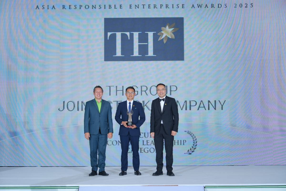 Những giải pháp tuần hoàn sáng tạo giúp Tập đoàn TH “ghi điểm” tại giải thưởng Doanh nghiệp Trách nhiệm châu Á 2025