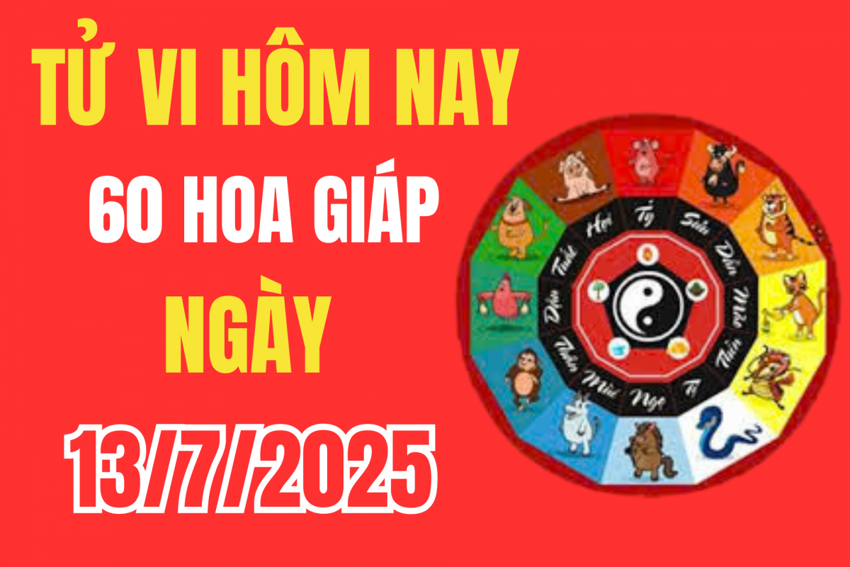 Tử vi 12 con giáp hôm nay ngày 13/7/2025: Ai trong 12 con giáp đón may mắn từ mọi phương trời?