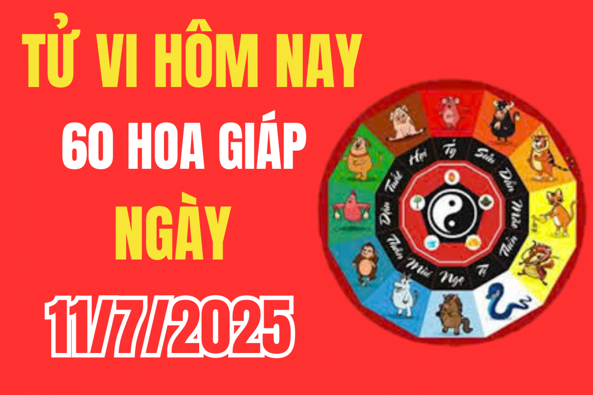 Tử vi 12 con giáp hôm nay ngày 11/7/2025: Con giáp nào được quý nhân âm thầm dẫn lối hôm nay?