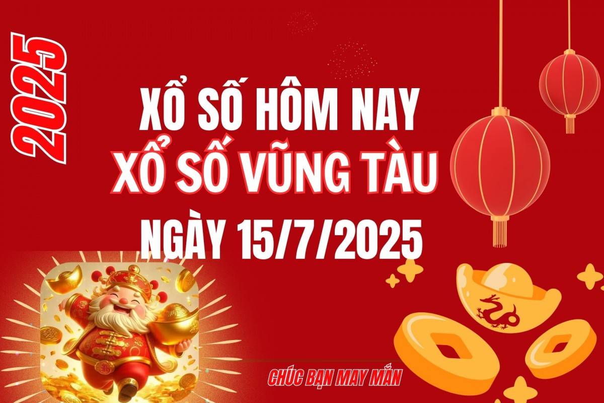 XSVT 8/7, Kết quả xổ số Vũng Tàu hôm nay 8/7/2025, Trực tiếp XSVT ngày 8 tháng 7
