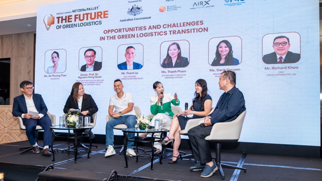 Sự kiện ra mắt với chủ đề “NetZero Pallet – Tương lai của chuỗi cung ứng xanh” diễn ra tại khách sạn New World Saigon