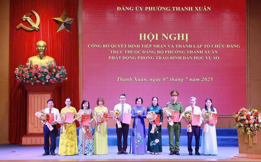 Hội nghị đầu tiên của Đảng bộ Doanh nghiệp phường Thanh Xuân (Hà Nội)