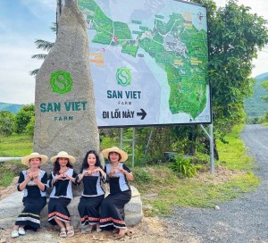Sản xuất nông nghiệp kết hợp du lịch cộng đồng Trang trại Sản Việt
