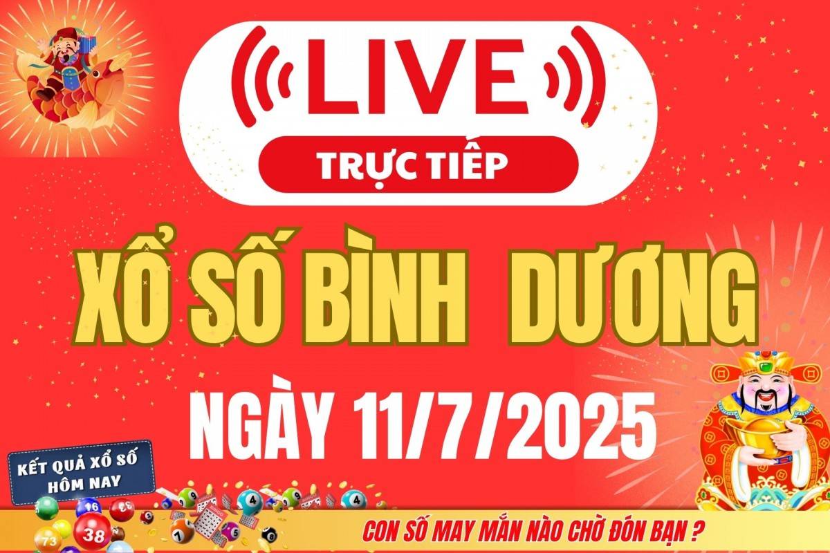 Trực tiếp: Kết Quả Xổ Số Bình Dương Hôm Nay 4/7/2025 – XSBD 4/7 Thứ Sáu cập nhật mới nhất