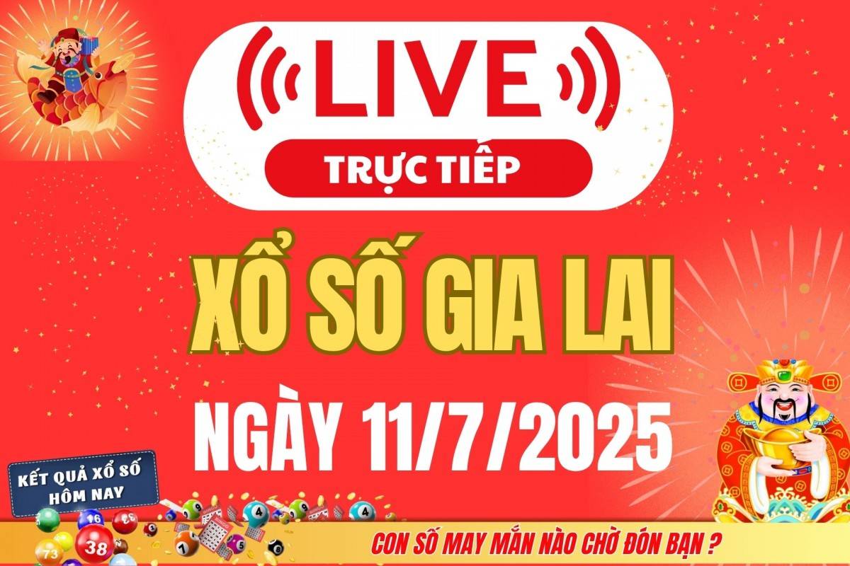 TRỰC TIẾP: Xổ số Gia Lai hôm nay ngày 27/6/2025 - XSGL 27/6 - Kết quả xổ số Gia Lai hôm nay