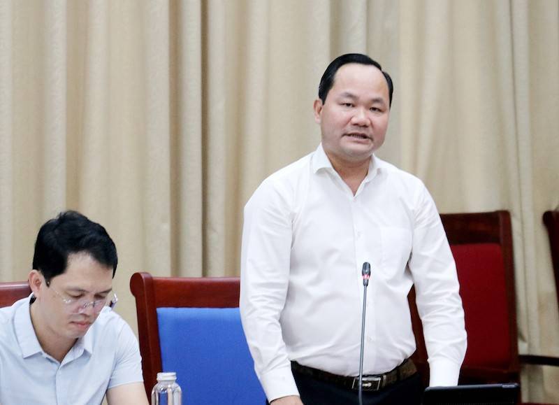 Ông Hoàng Quốc Việt - Giám đốc Sở Nông nghiệp và Môi trường Nghệ An trả lời kiến nghị của doanh nghiệp về giá thuê đất