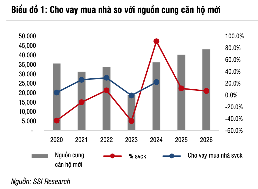 Ngân hàng tăng tín dụng năm 2025 sẽ dựa vào cho vay hạ tầng và bất động sản