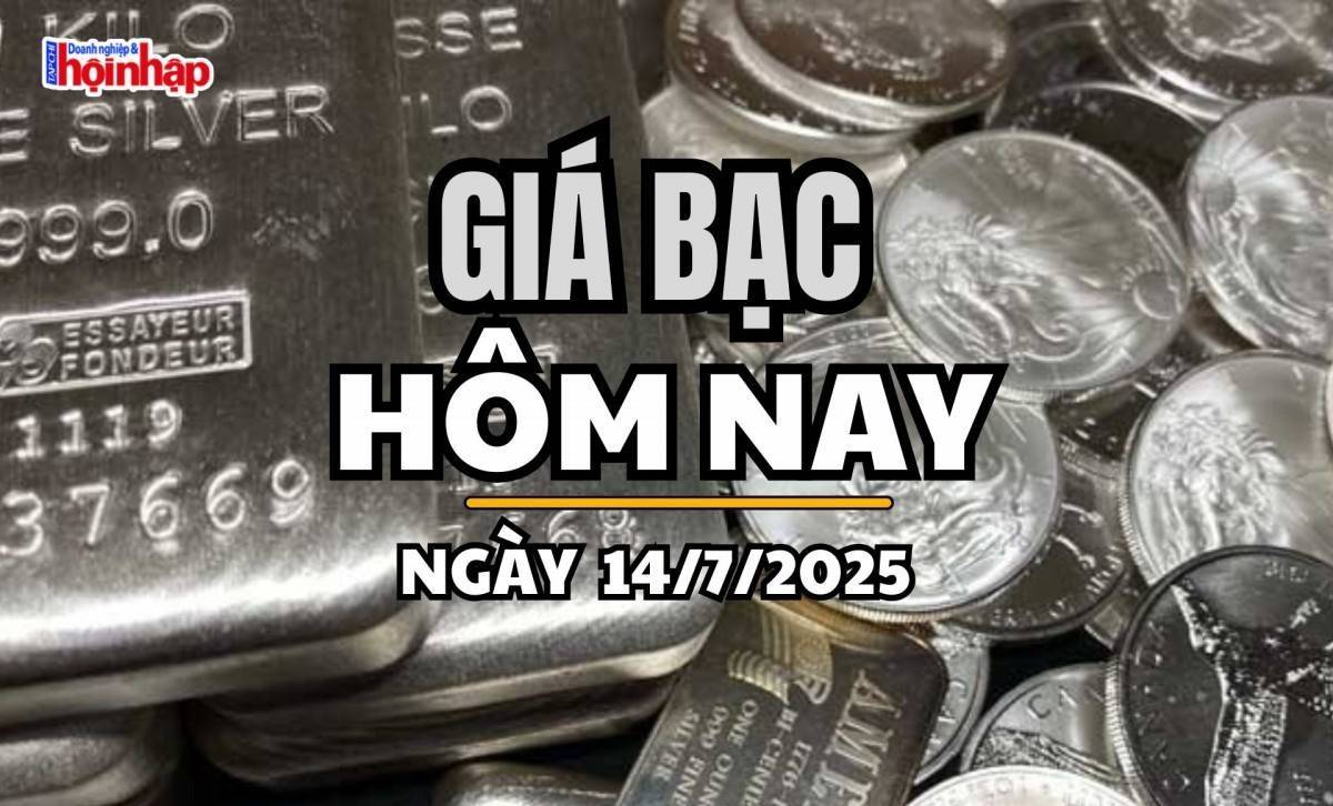 Giá bạc hôm nay 14/7/2025: Phiên đầu tuần, giá bạc đồng loạt tăng nhẹ