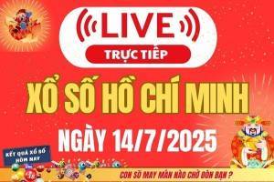 TRỰC TIẾP: Xổ số Hồ Chí Minh hôm nay ngày 14/7/2025 - XSHCM 14/7 - Kết quả xổ số Hồ Chí Minh hôm nay