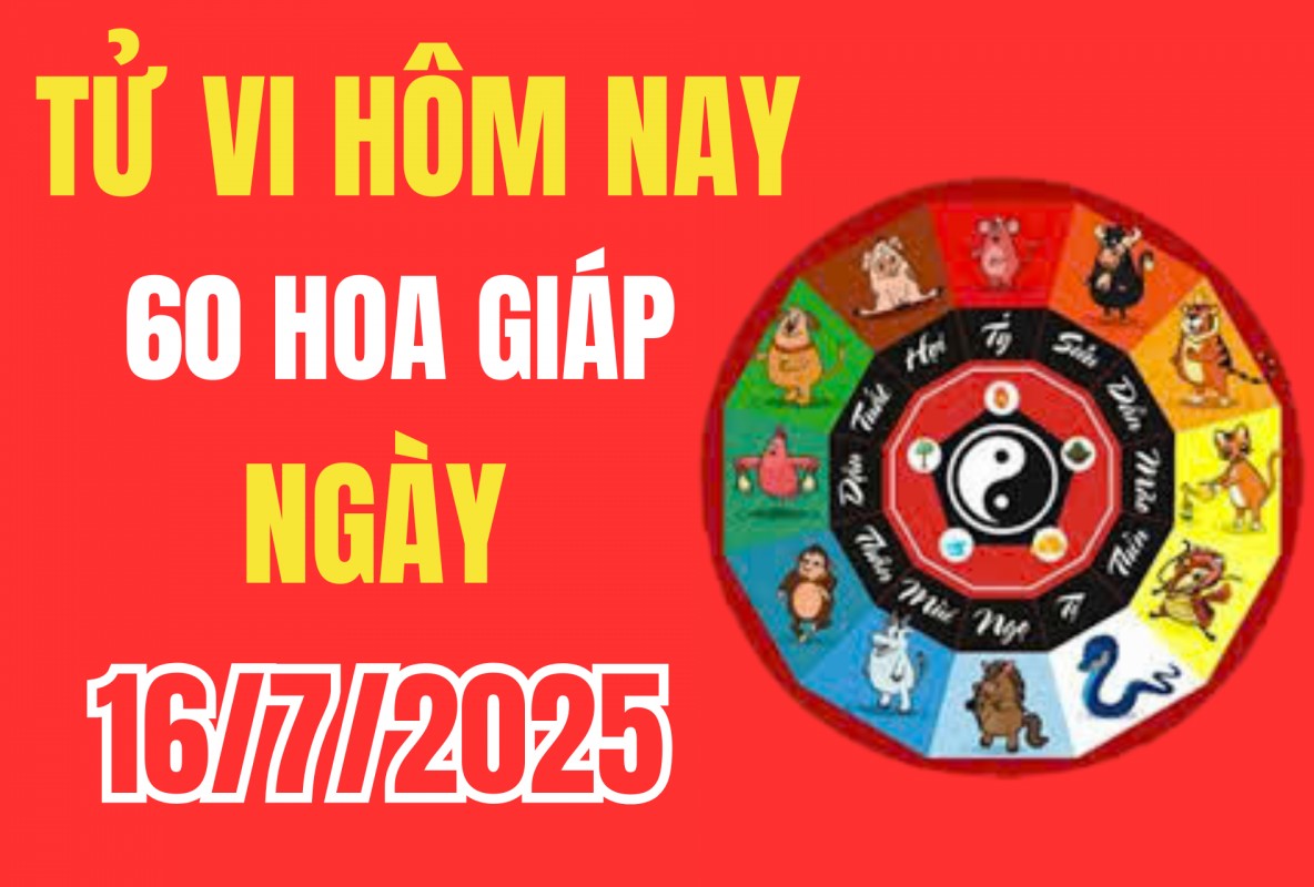 Tử vi 12 con giáp hôm nay ngày 16/7/2025: Ai trong 12 con giáp được thần tài ưu ái hôm nay?