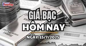 Giá bạc hôm nay 15/7/2025: Giá bạc trong nước biến động trái chiều, thế giới giảm nhẹ