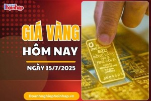 Giá vàng hôm nay 15/7: Vàng miếng SJC giữ vững mốc 121,5 triệu đồng/lượng