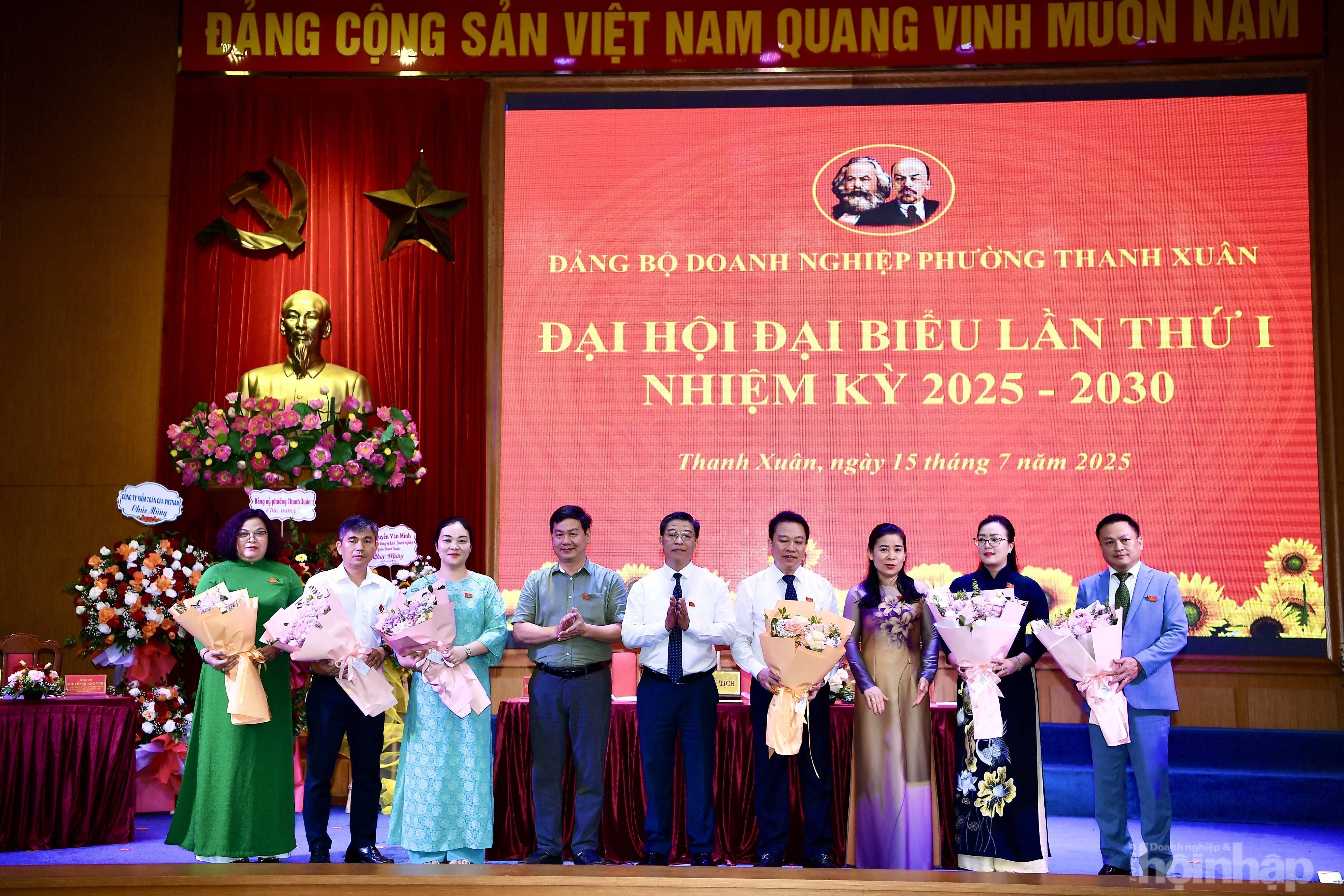 Đại hội đại biểu Đảng bộ Doanh nghiệp phường Thanh Xuân: Khẳng định vai trò hạt nhân kinh tế Đảng thời chuyển đổi số