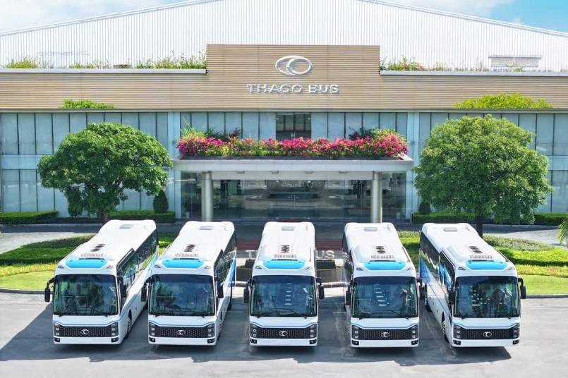 Thaco Auto dẫn đầu thị trường xe khách trong 6 tháng đầu năm 2025