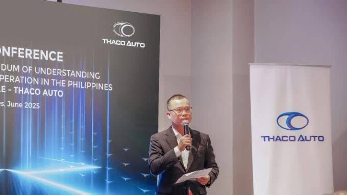Ông Đoàn Đạt Ninh, Phó tổng giám đốc Thaco Auto tại sự kiện. Ảnh: Thaco Ông Đoàn Đạt Ninh, Phó tổng giám đốc Thaco Auto tại sự kiện. Ảnh: Thaco